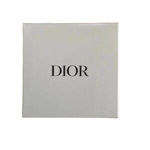 Dior Double Pocket Compact Mirror CD Logo Quilted Black.
